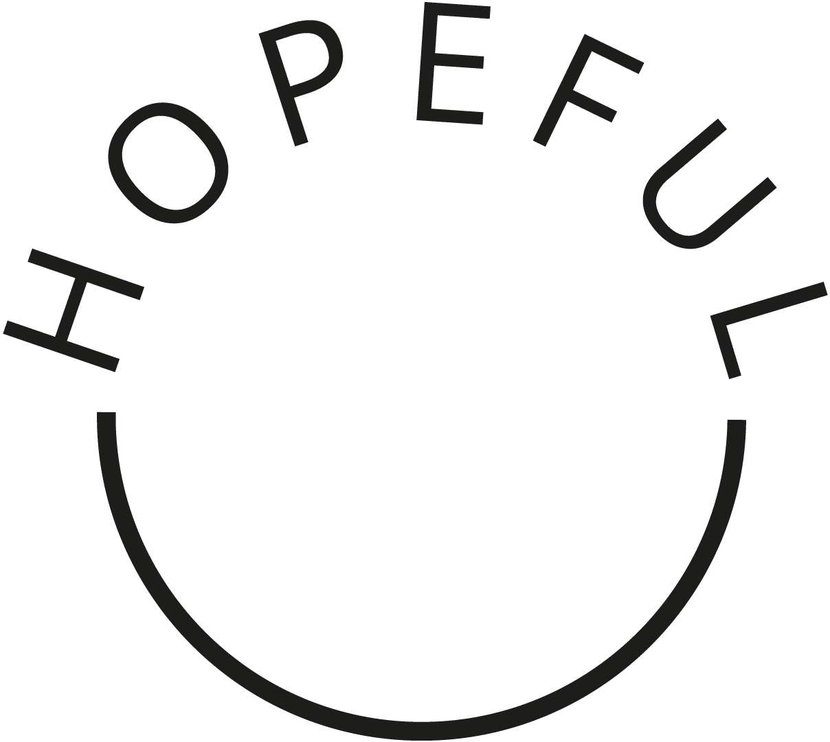 The logo of Hopeful Studio, a design agency based in Liverpool.