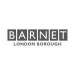 The logo of Barnet London Borough, a client of Hopeful Studio. A design agency based in Liverpool.