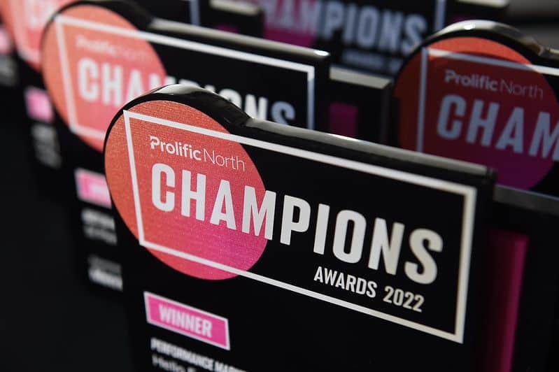 Nominated! 🎉 Prolific North Champion Awards 2023