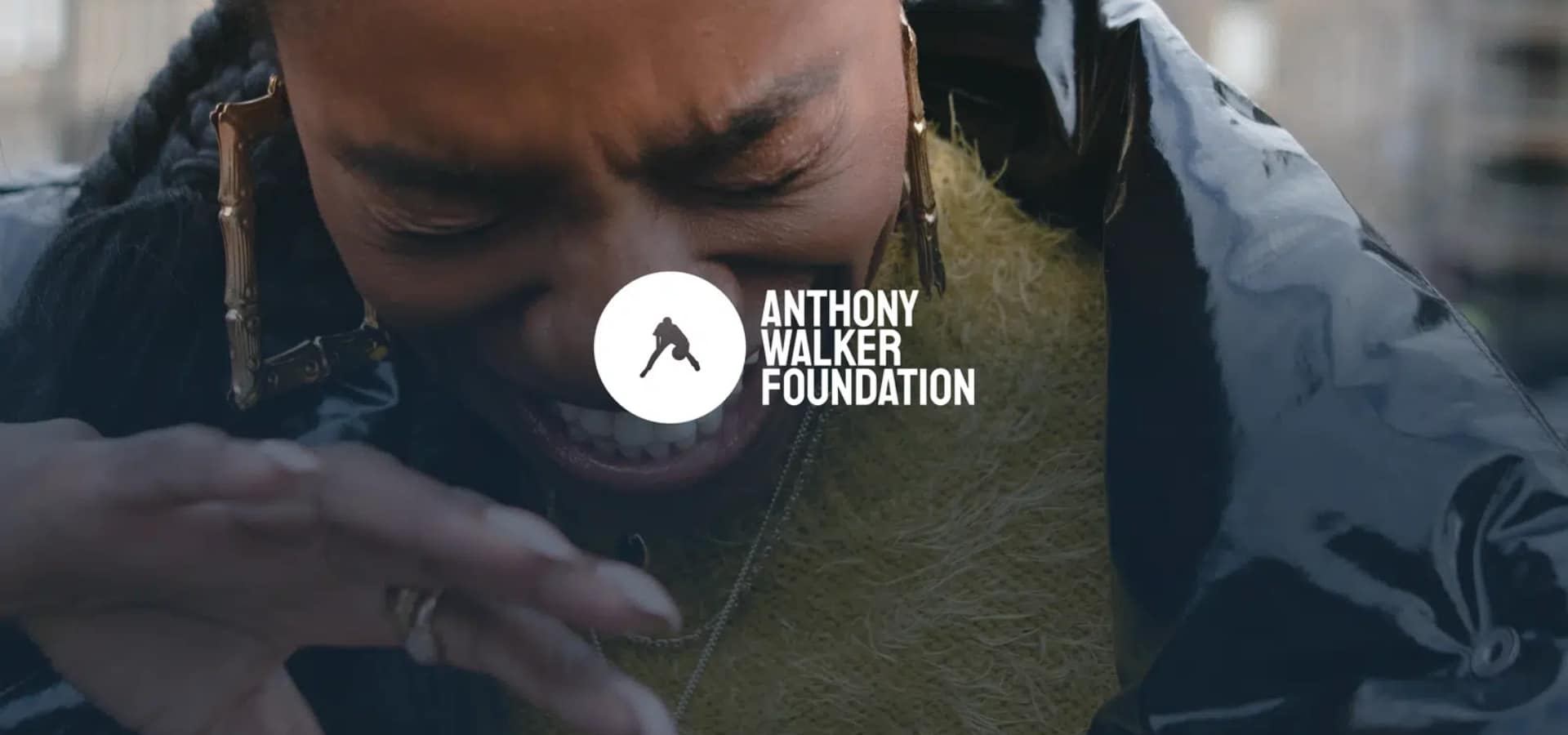 The hero image for Anthony Walker Foundation, a project of Liverpool based design agency, Hopeful Studio.